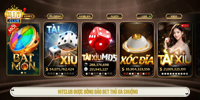 Cổng game bài chất lượng của hitclub